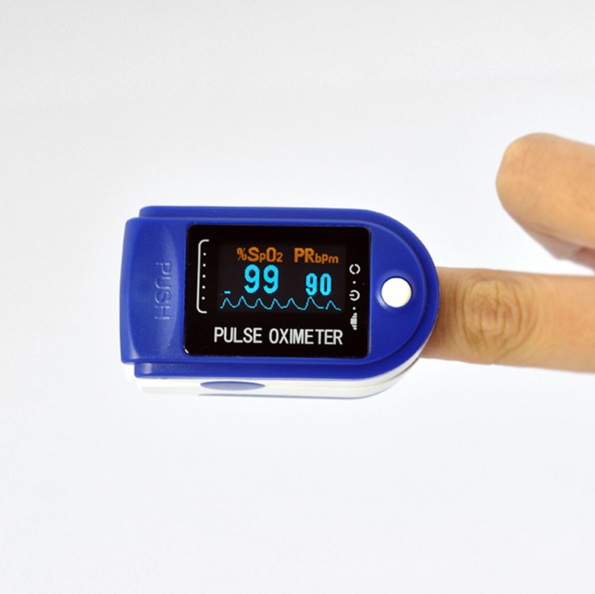 Oximetro De do Pulse Oximeter Blood Saturometro Monitor SPO2 PR Pulso Portable Pulsioximetro