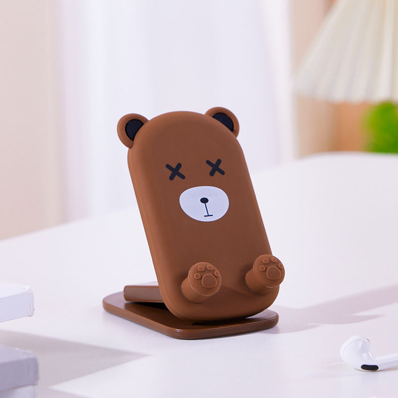 Desktop stand Folding cute and stretchable